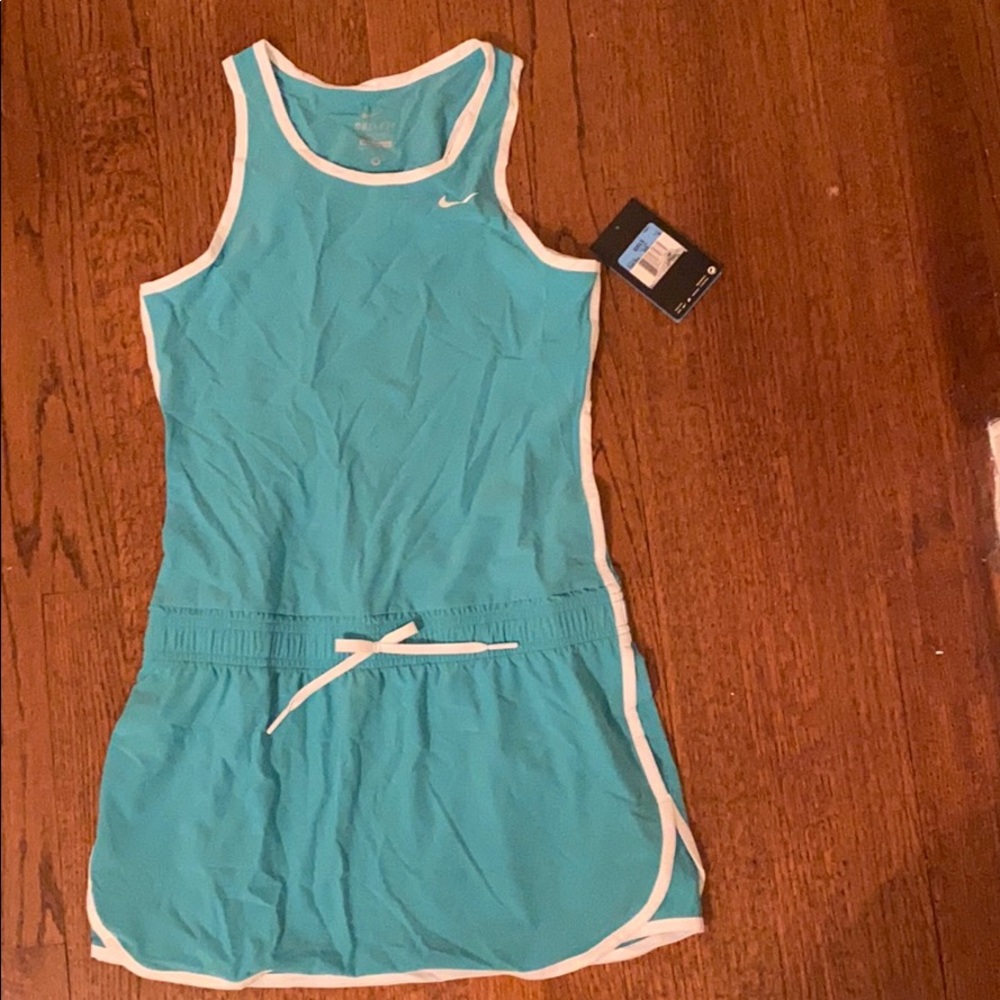 Teal Nike tennis dress